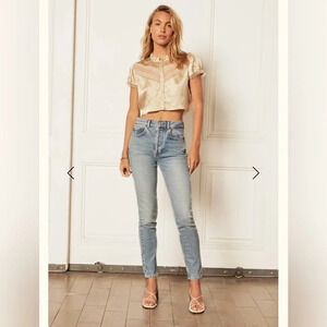 Boyish by Her Billy Classic Style Skinny Jean/Barefoot In The Park Size 24